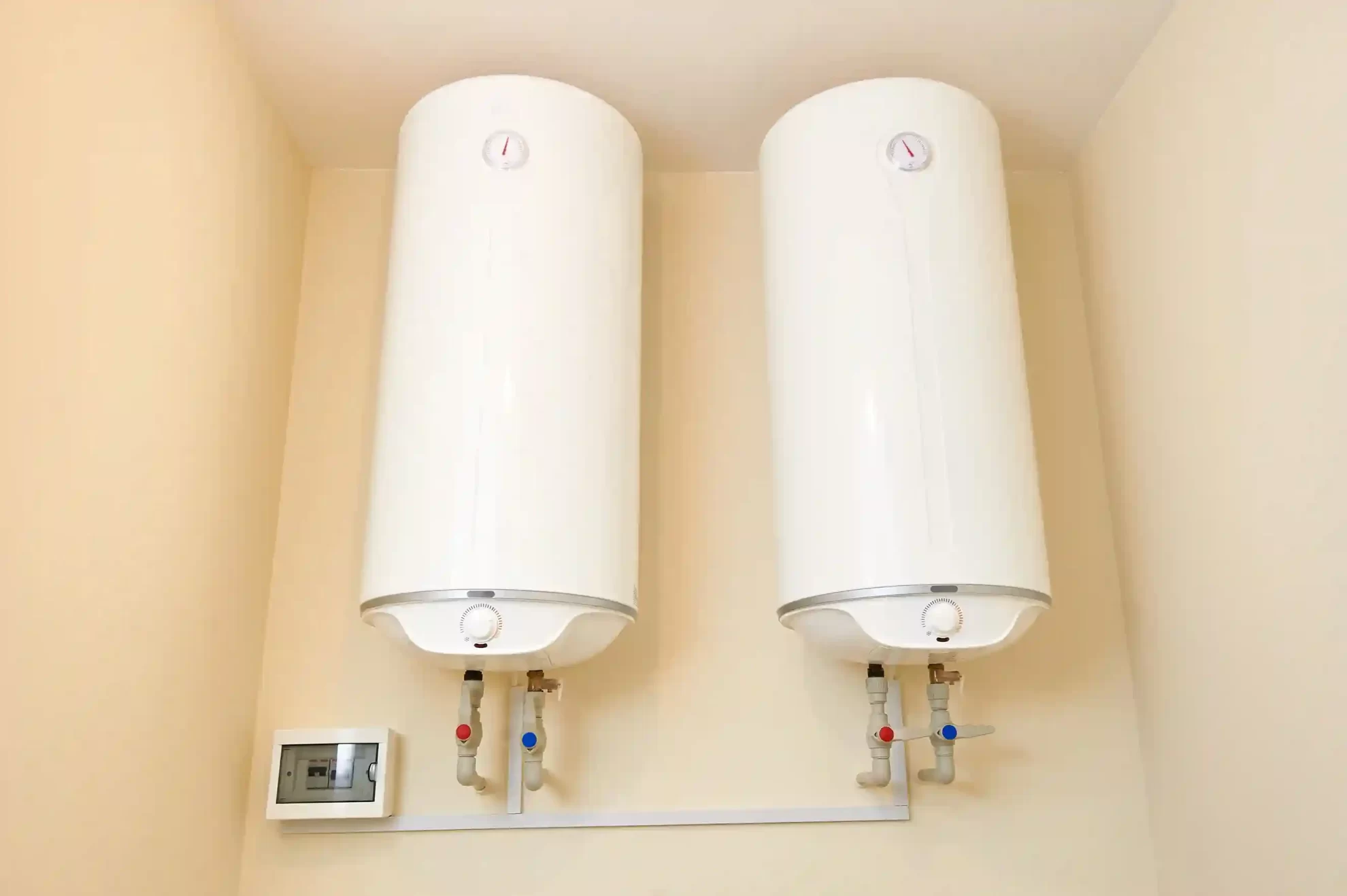two electric water heaters on the wall home wall 2023 11 27 05 24 58 utc 11zon 11zon